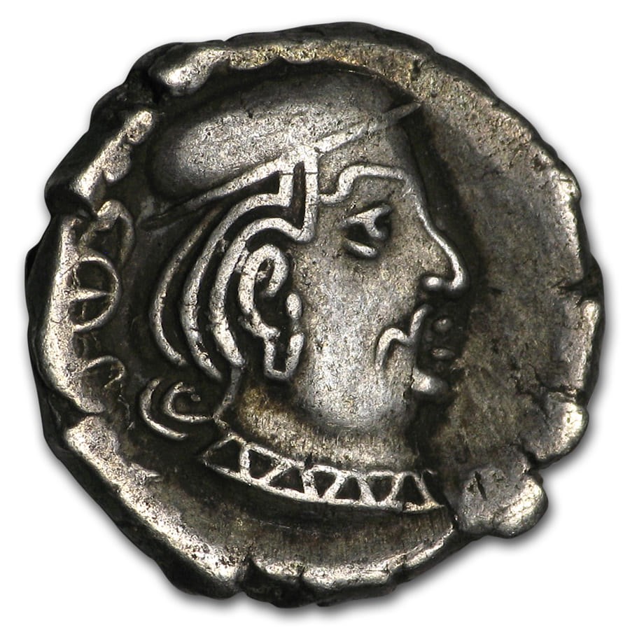 India Western Silver Drachm Satraps (35 BC-415 AD) VF-XF