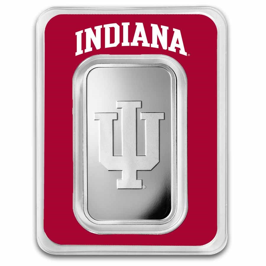 Indiana University 1 oz Silver Bar (in TEP)