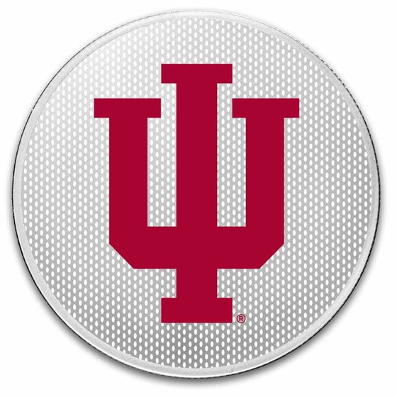 Buy Indiana University 1 oz Silver Colorized Round | APMEX