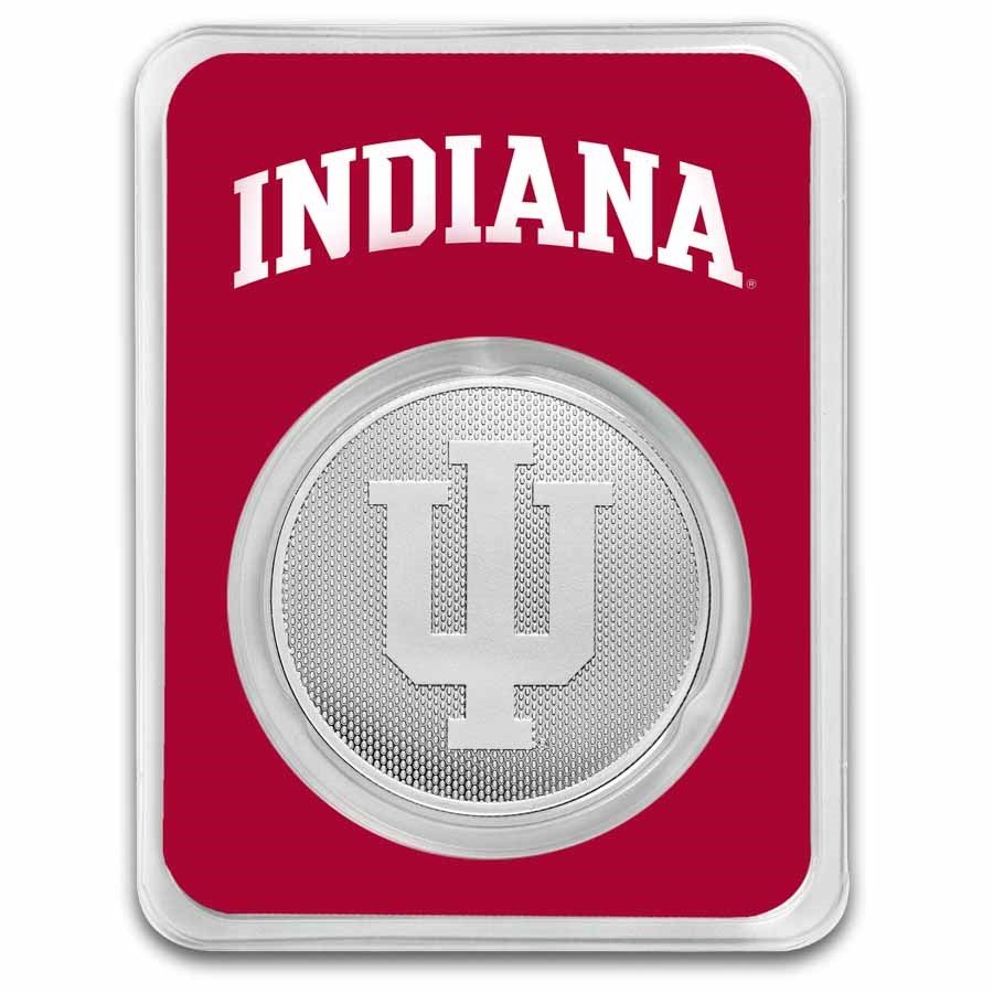 Indiana University 1 oz Silver Round (in TEP)