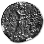 Indo-Parth AR Tetradrachm Gondophares (1st Cent. BC) VF NGC Vault
