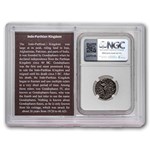 Indo-Parth AR Tetradrachm Gondophares (1st Cent. BC) VF NGC Vault