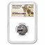 Indo-Parthians AR Tetradrachm Gondophares (after 40BC) Ch F NGC