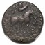 Indo Scythian AE Tetradrachm Aspavarma (20-46 AD) F NGC