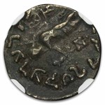 Indo Scythian AR Drachm Azes I/II (c.58 BC) CH VF NGC