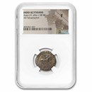 Indo-Scythian AR Tetradrachm Azes I/II c.58 BC Fine NGC