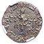 Indo Scythian AR Tetradrachm Azes I/II c.58 BC NGC (Random Coin)