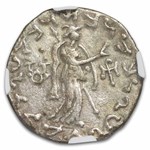 Indo Scythian AR Tetradrachm Azes I/II (c.58 BC) VF NGC