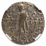 Indo-Scythian AR Tetradrachm Azes I/II c.58 BC VG NGC