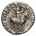 Indo Scythian Silver Drachm Azes I/II (57 BC - 5 AD) VF-XF