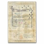 Int. Mercantile Marine Co. "Titanic" Newer Stock Cert (Brown)
