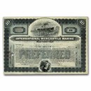 Int. Mercantile Marine Co. "Titanic" Older Stock Cert (Blue)