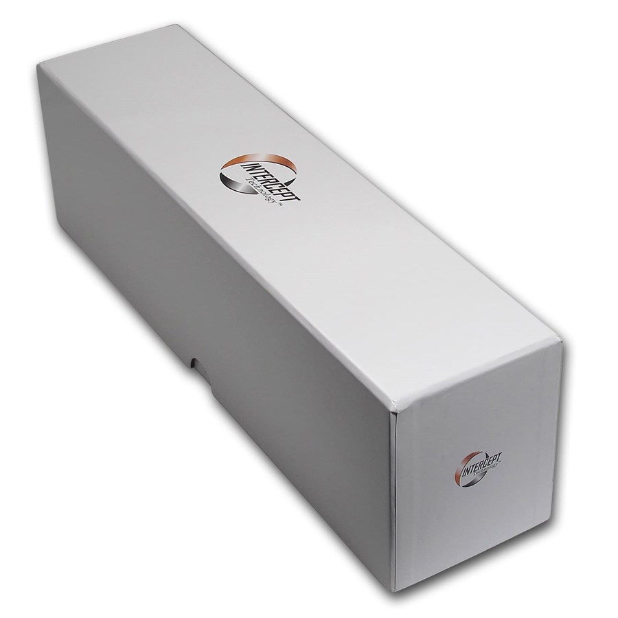 Intercept Technology® Certified Coin Storage Box - 25 Slabs