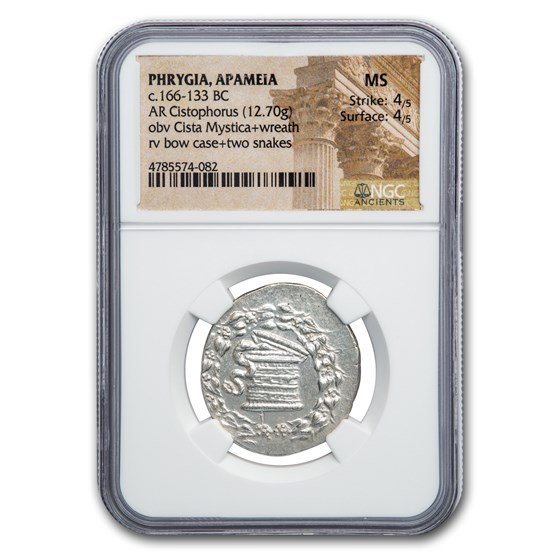 Ionia, Ephesus Silver Cistophorus (166-133 BC) MS NGC Ionia, Ephesus Silver Cistophorus (166-133 BC) MS NGC