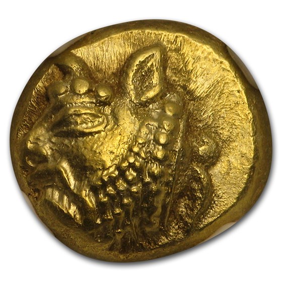 Ionia Phocaea EL Hecte Head of River-god (521-478 BC) MS NGC Ionia Phocaea EL Hecte Head of River-god (521-478 BC) MS NGC