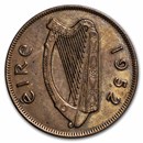 Ireland Large Pennies Dated 1928-1968