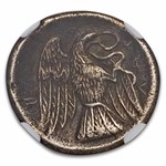 Isle of Euboea Silver AR Drachm (c.338-271 BC) VF NGC