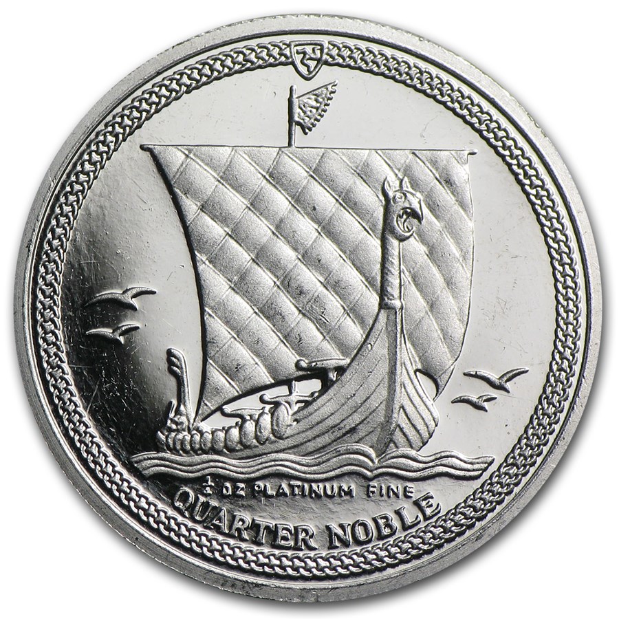 Isle of Man 1/4 oz Platinum Noble Proof