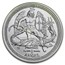 Isle of Man 1 oz Silver Angel BU (Random Dates, Abrasions)