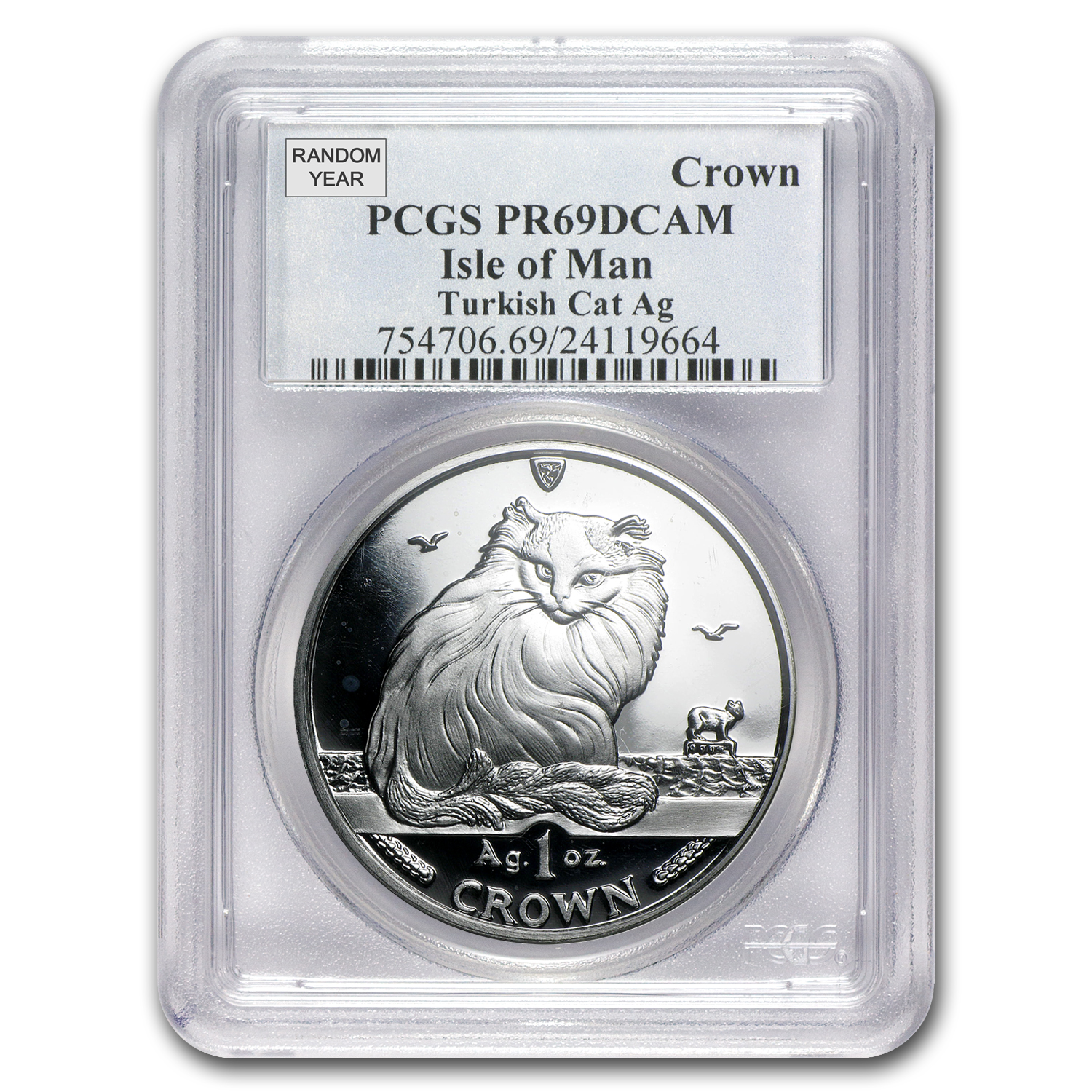 Buy Isle of Man 1 oz Silver Cat PR/PF-69 NGC or PCGS (Random Dates