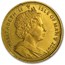 Isle of Man Gold 1/5 Crown Cat (Abrasions, Random)