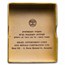 Isreal Bronze State Medal with Box