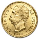 Italy Gold 20 Lire (Random) BU