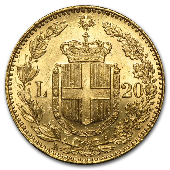 Buy Italy Gold 20 Lire (Random) BU | APMEX
