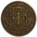 Jamaica Half Penny WTC Recovery PCGS