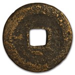Japan Nagasaki Trade Cash Coins (1659-1685 AD) Avg Circ