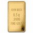 John Wick 1/2 gram Gold Bar in TEP