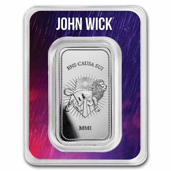 John Wick 1 oz Silver Continental Bar (TEP)