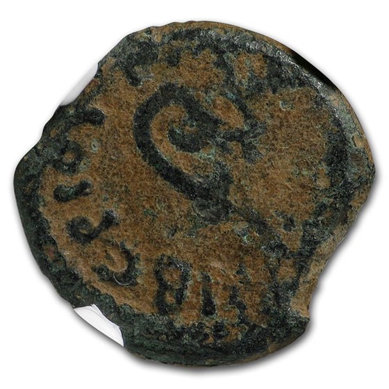 Judæa Procurators AE Prutah Pontius Pilate (26-36 AD) F NGC (T1) Judæa Procurators AE Prutah Pontius Pilate (26-36 AD) F NGC (T1)