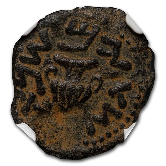 Judaea AE Prutah "Jewish War" (67/8 AD) XF NGC Year 2 (Repatina) Judaea AE Prutah "Jewish War" (67/8 AD) XF NGC Year 2 (Repatina)