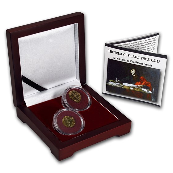 Judea Bronze 2-Coin Collection The Trial of St. Paul the Apostle Judea Bronze 2-Coin Collection The Trial of St. Paul the Apostle