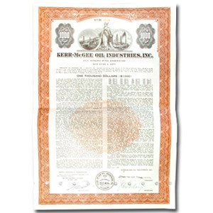 Kerr-McGee Oil Industries, Inc. Bond Certificate Kerr-McGee Oil Industries, Inc. Bond Certificate