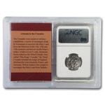 Kingdom of Armenia AR Tram Levon I (1198-1219 AD) AU NGC (Vault)