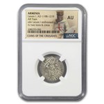 Kingdom of Armenia AR Tram Levon I (1198-1219 AD) AU NGC (Vault)