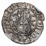 Kingdom of Armenia AR Tram Levon I (1198-1219 AD) AU NGC
