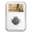 Kingdom of Armenia AR Tram Levon I (1198-1219 AD) XF NGC