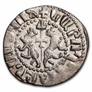 Kingdom of Armenia Silver Tram Levon I (1198-1219 AD) BU