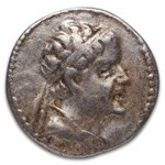 Kingdom of Bactria AR Obol Eukratides I (170-145 BC) VF NGC