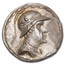 Kingdom of Bactria AR Tetradrachm (170-145 BC) Ch AU NGC