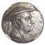 Kingdom of Bactria AR Tetradrachm Antimachus (180-165 BC) XF NGC