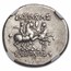 Kingdom of Bactria Eucratides I AR Drachm (170-145 BC) XF NGC