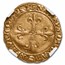 Kingdom of France AV Ecu d'Or (1515-47 AD) AU-58 NGC (Fr-354)