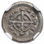 Kingdom of Hungary Silver Denar Bela II (1131-41 AD) NGC