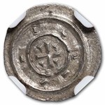 Kingdom of Hungary Silver Denar Bela II (1131-41 AD) NGC