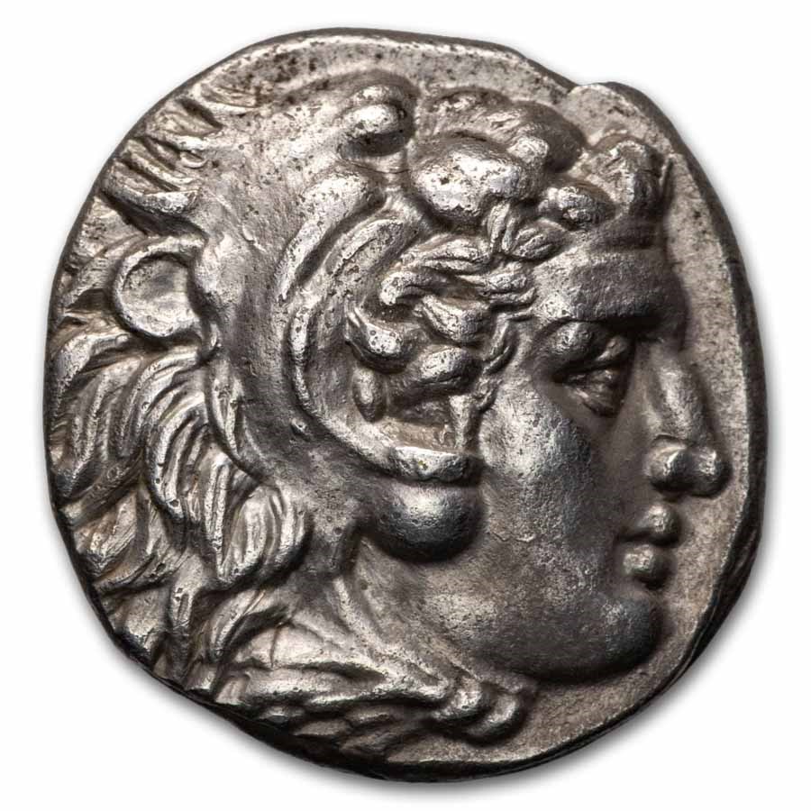 Kingdom of Macedon AR Drachm Alexander III (336-323 BC) Ch AU