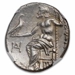 Kingdom of Macedon AR Drachm Alexander III (336-323 BC) MS NGC
